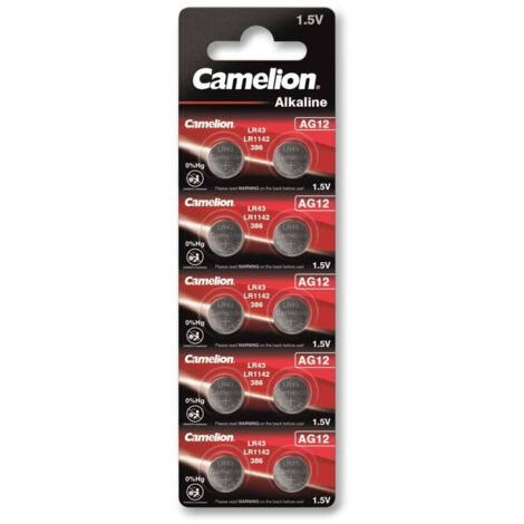 CAMELION Knopfzelle AG12, 10 St.