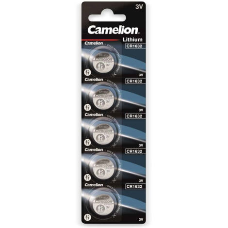 CAMELION Knopfzelle CR1632, 5 St.