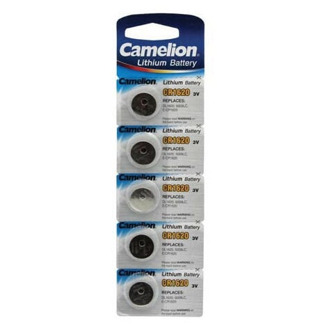 Panasonic – piles bouton CR1620 3V, 100 pièces/lot, au Lithium, pour  télécommande, alarme électrique, voiture, CR 1620