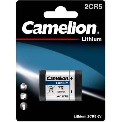 TOOLLAND Camelion Lithium 2CR5 6V Fotobatterie (1er Blister)