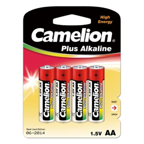 Camelion  LR6-BP4  AA/LR6  Plus Alcaline  4 pièces.