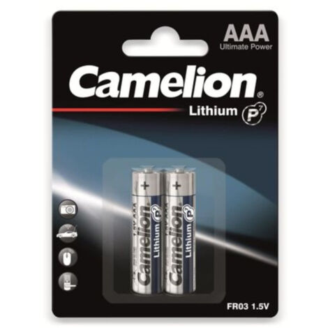 CAMELION Micro-Batterie, Lithium, FR03, 2Stück