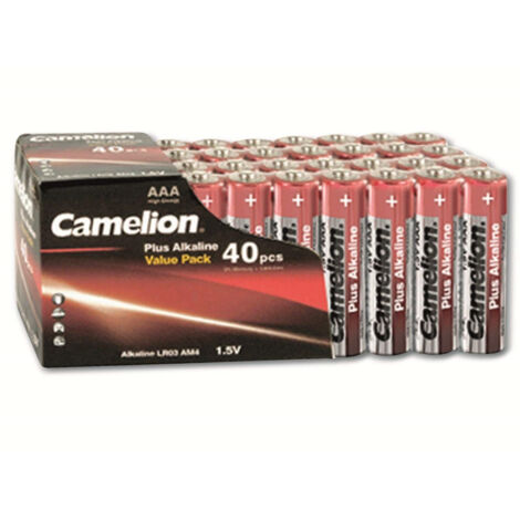 CAMELION Micro-Batterie-Set Plus Alkaline, 40 Stück