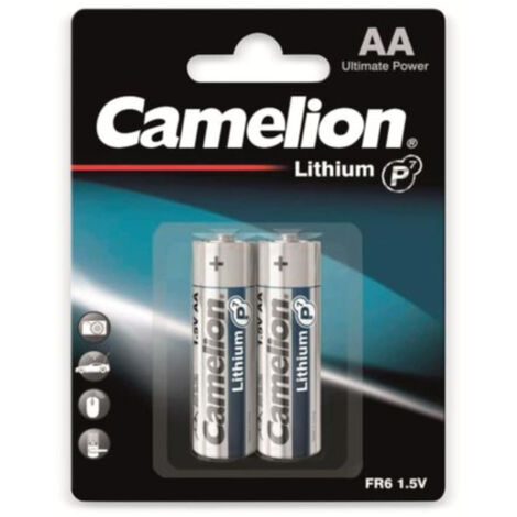 CAMELION Mignon-Batterie, Lithium, FR6, 2Stück