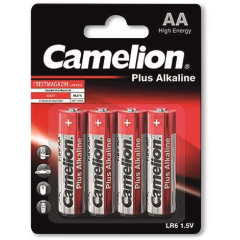 CAMELION Mignon-Batterie, Plus-Alkaline, LR6, 4 Stück