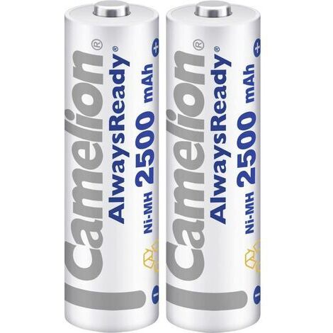 CAMELION NiMH-Mignon-Akku AlwaysReady, 2500 mAh, 2 Stück