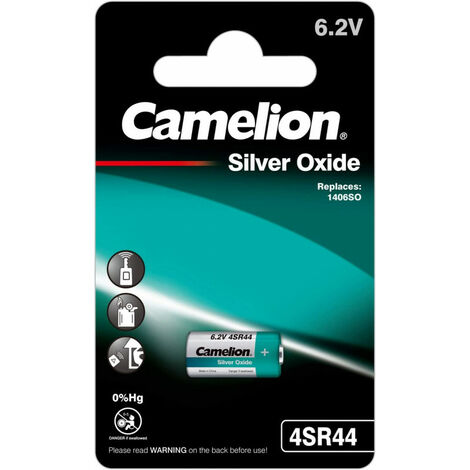 Camelion Plus Alkaline 4SR44 Silber Oxid 1 St. (4SR44-BP1C(0%Hg))