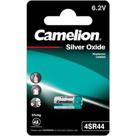 Camelion Pile Jetable 4SR44 / PX28 Oxyde d’argent