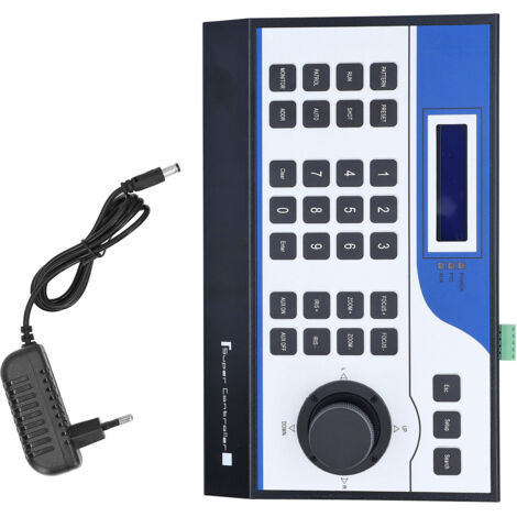 Caméra 3D contrôleur PTZ ABS, Mini clavier à dôme analogique pour moniteur de banque, prise ue 100-240V