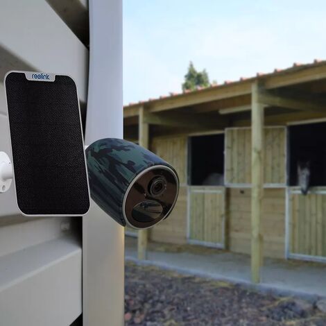 Caméra 4G 100% sans fil version FR + panneau solaire / extérieure IP65 / 4MP / Détecte, enregistre, notifie via App