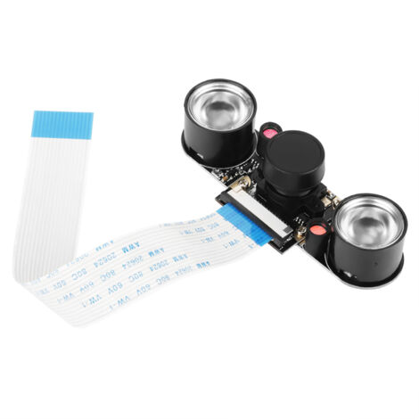 Caméra 5MP Vision Nocturne pour Raspberry Pi 3/2, Angle Large 130°