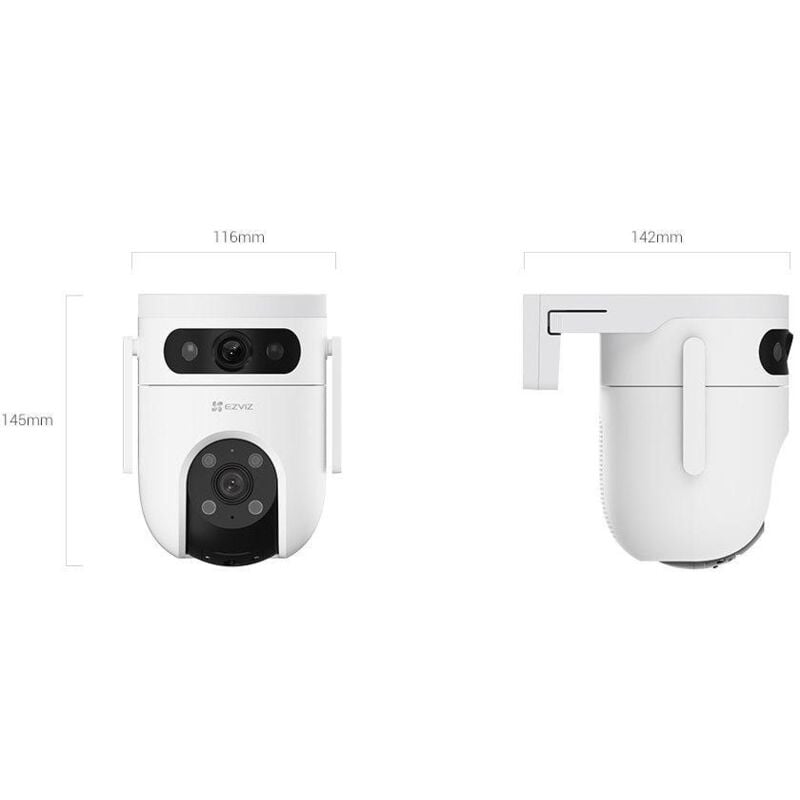 Ezviz - Caméra de surveillance à double objectif 5+5mp - 303103044