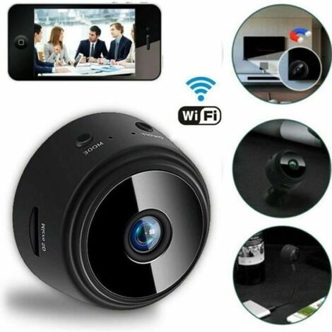 Caméra A9 FORNORM - Mini caméra wifi 1080P HD - Vision nocturne - Détection de mouvement