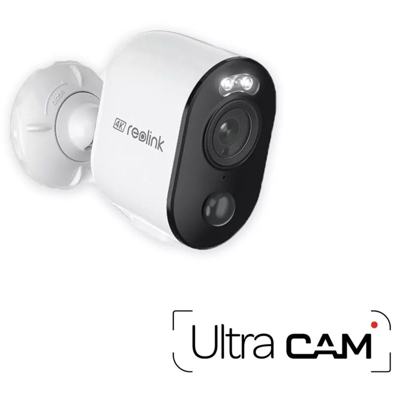 Ultra Secure - Caméra compatible UltraCAM - 4K / WiFi 5GHz / Détection intelligente / Vision nocturne / IP65