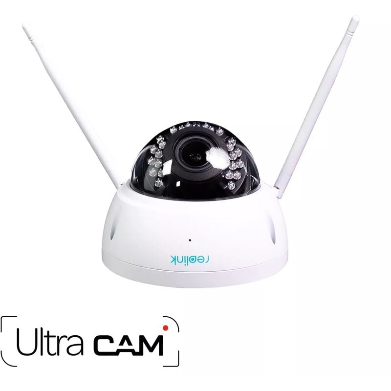 Ultra Secure - fin de série] Caméra compatible UltraCAM - WiFi DC12V / Intelligente / 2K / Anti-Vandale IK10 / Zoom Optique 5X / IP66