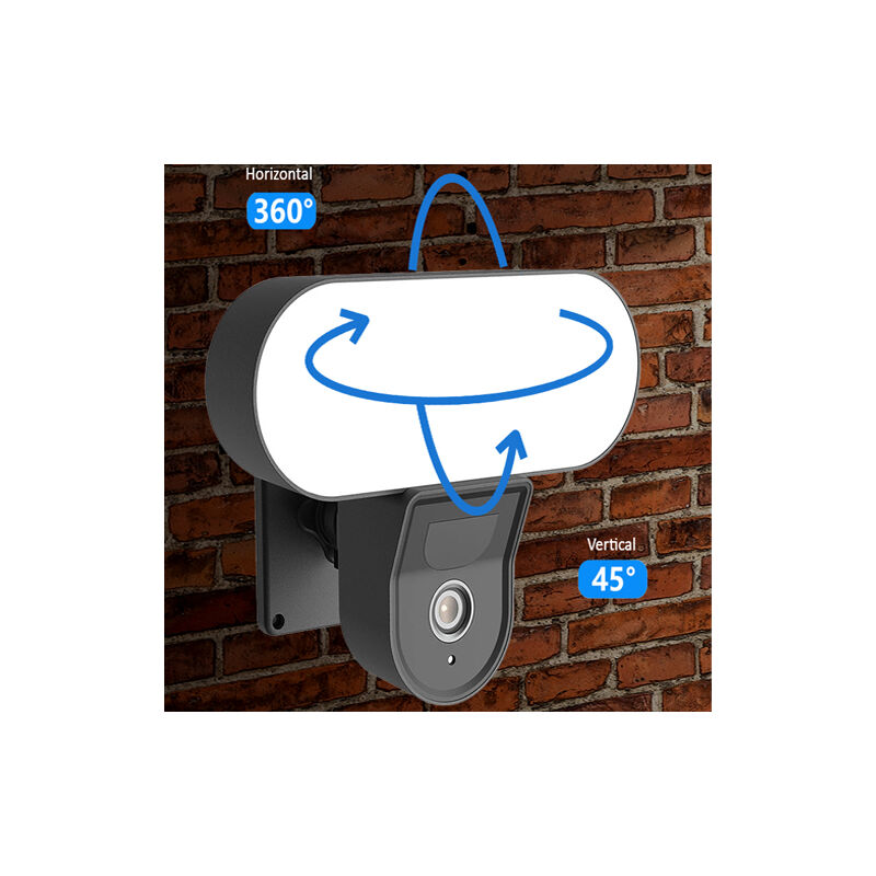 Caméra Intérieure / Extérieure Filaire Full hd 3MP – Fonction éclairage led 2310lm