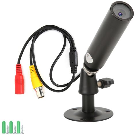 Caméra Cylindre AHD Mini Métallique Filaire IP66 avec Base de Fixation