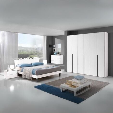 Camera da letto Manitoba colore bianco