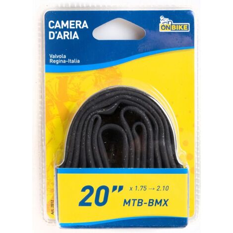 Camera d’Aria 20" E.T.R.T.O. 47-406 – Valvola Schrader per BMX e Bici