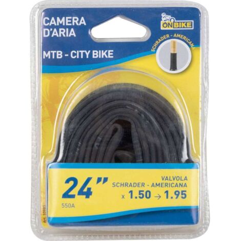 Camera d'aria Mountain Bike City Bike 24" x 1,50 - 1,95 Americana