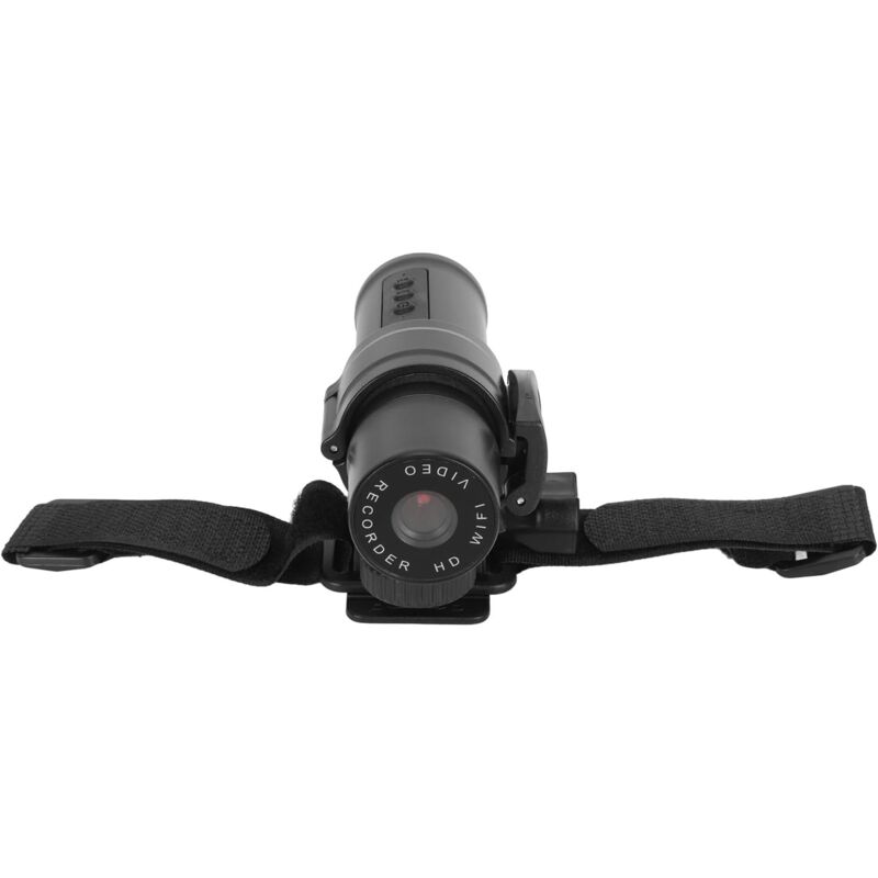 Caméra de Casque 1080P avec Grand Angle de 120 Degrés, Caméra de Tableau de Bord de Moto, Connexion WiFi, pour Vélo Moto, pour Le Sport de Plein Air