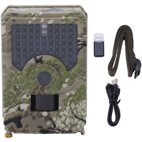 Caméra de Chasse Infrarouge 12MP 1080P Étanche IP56 0.8s pour Observation Animale et Surveillance Extérieure
