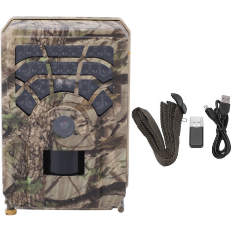 Caméra de chasse infrarouge 5MP étanche IP56 avec boîtier ABS, résolution 2560x1440 pour surveillance discrète