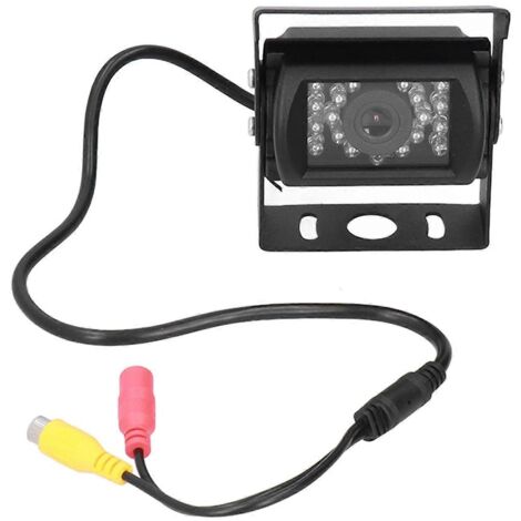 Caméra de recul 120° 18 LED, vision nocturne IP68 étanche 12V-24V universelle pour voiture camion bus