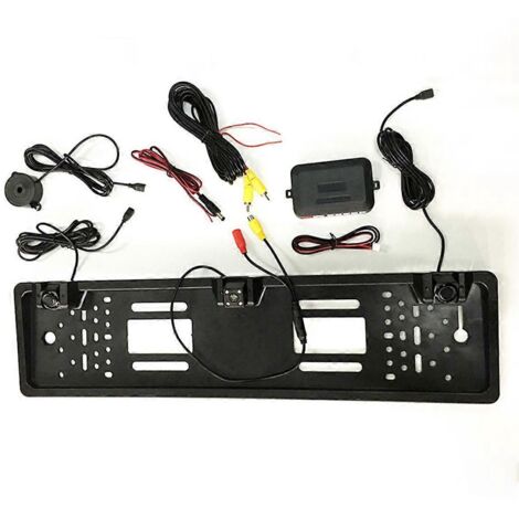 Caméra de recul de voiture 12V à 4 LED avec capteur radar--
