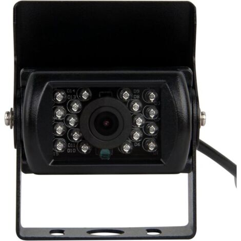 Caméra de Recul en Coul Vue Arrière de Voiture avec Large Vision 120°Nocturne (18 IR Lampes) pour Voiture Automobile Camping Car Camion