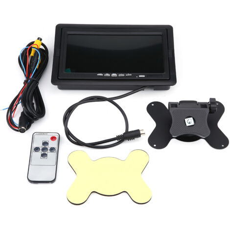 Caméra de recul HD 7 pouces pour voiture, écran LCD TFT couleur