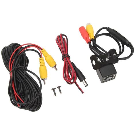 Caméra de recul HD 8 LED, vision nocturne, trajectoire dynamique, caméra de stationnement pour voiture, angle large, étanche.