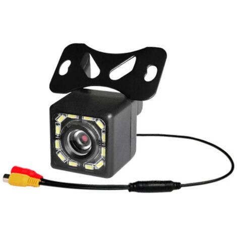 Caméra de recul HD pour voiture, vision nocturne LED, mini caméra de recul, grand angle de 170 degrés, étanche.