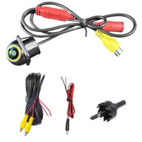 Caméra de recul pour voiture, caméra de vision nocturne - Noire