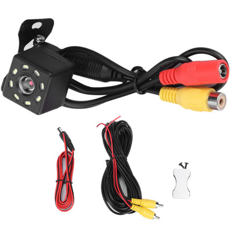 Caméra de recul pour voiture, étanche IP68, 8 LED, sauvegarde inversée, Vision nocturne pour stationnement