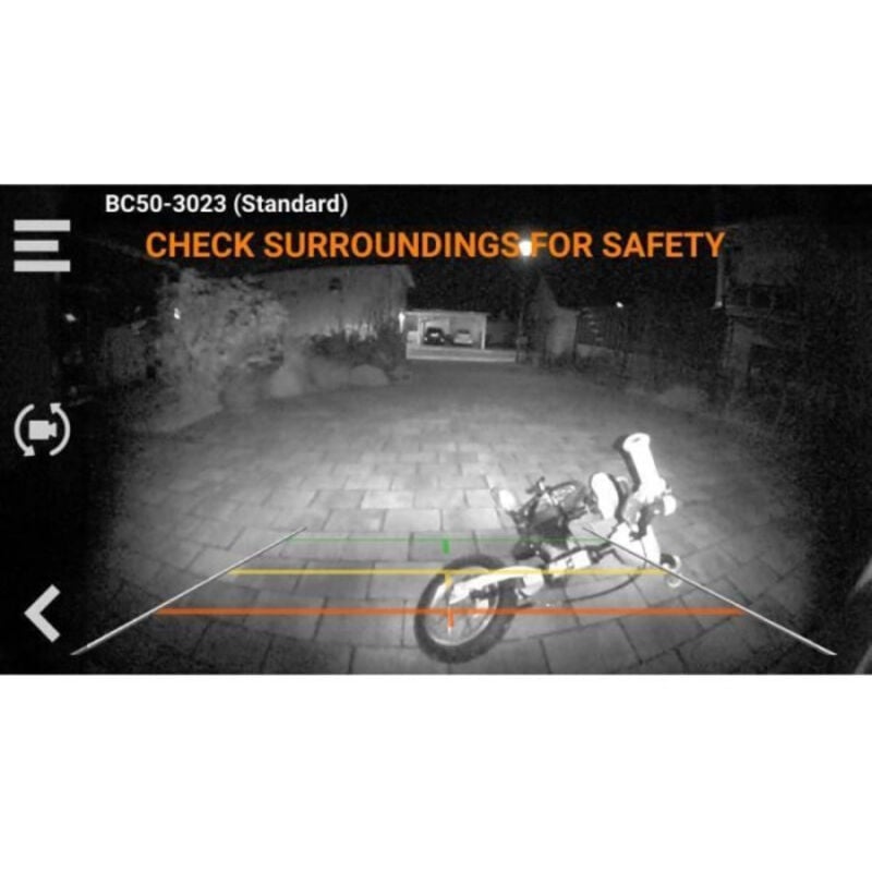 Caméra de recul sans fil BC50 Garmin Vision nocturne - Support pour plaque d'immatriculation & support de fixation