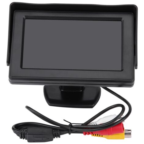 Caméra de recul sans fil pour voiture avec moniteur LCD TFT 4,3 pouces et vision nocturne