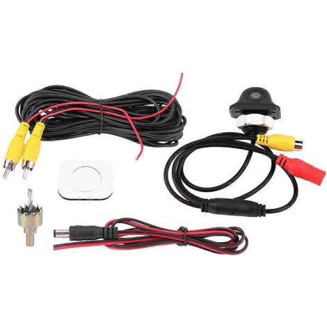 Caméra de recul universelle 12V pour voiture, vision nocturne étanche, caméra de marche arrière avec assistance au stationnement.