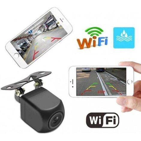 Mini caméra de recul WiFi étanche IP67 – Vision nocturne 5-10m – Angle de vue 170° – Application Android/iOS incluse