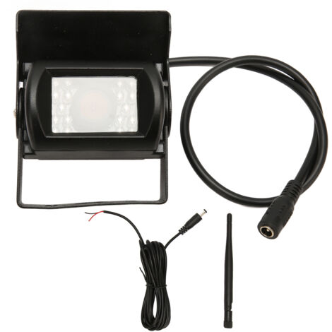 Caméra de recul Wifi Voiture 1080P Vision Nocturne, Caméra de vue avant ou arrière grand angle pour remorque camping-car 12V-24V