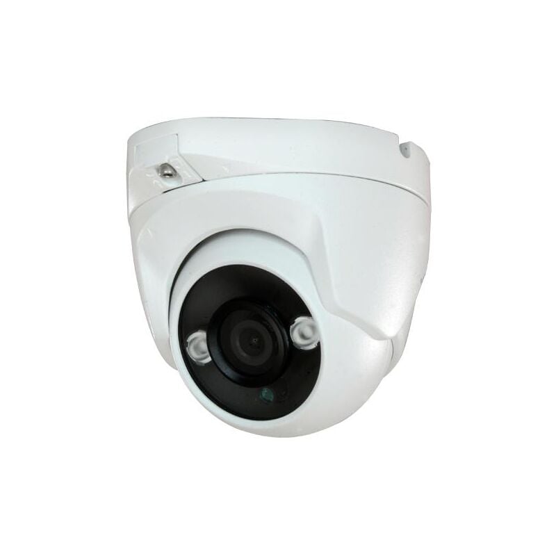 Safire - Caméra de sécurité à dôme hdcvi ir 3,6 mm 1080P étanche IP66 blanc