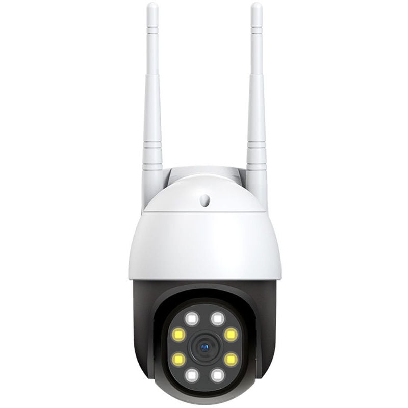 Caméra de sécurité extérieure 1MP, dôme ptz wifi 720P, vue à 360°, vision nocturne, deux canaux audio, détection de mouvement, accès à distance via