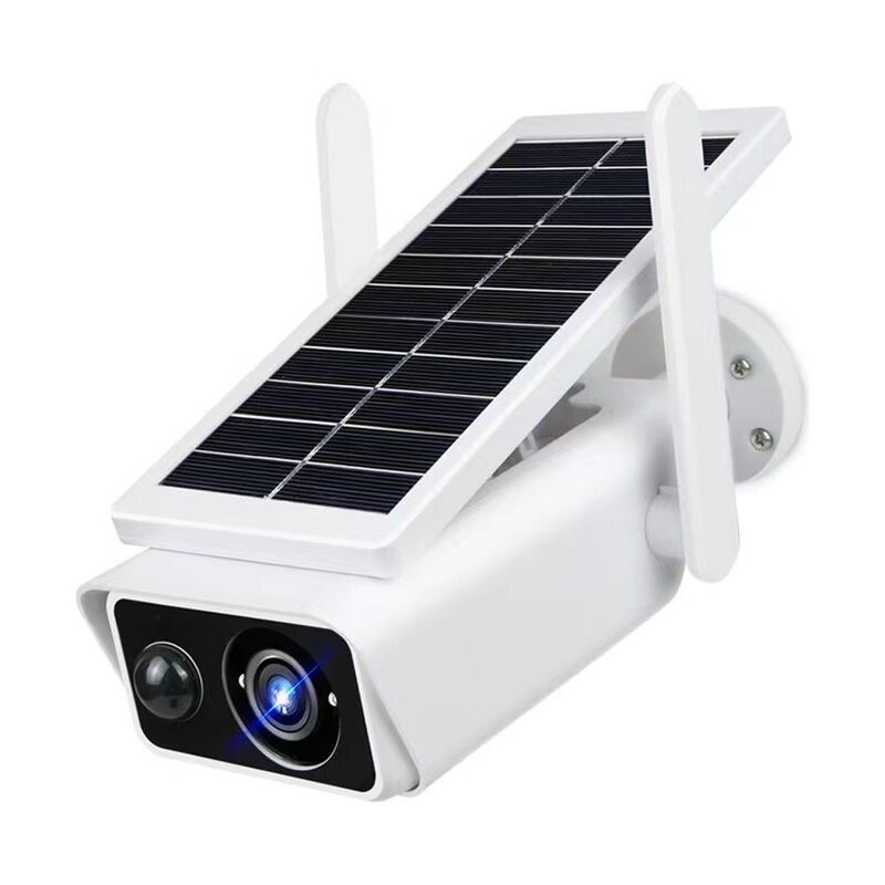 caméra de sécurité extérieure,Caméra de sécurité solaire extérieure batterie rechargeable caméra de surveillance à domicile sans fil WiFi avec