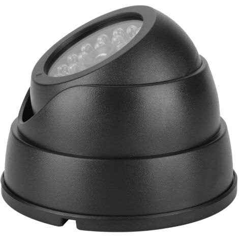 Caméra de sécurité factice MR-18 à dôme avec LEDs IR, fausse caméra de surveillance pour dissuasion