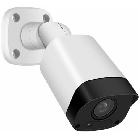 Caméra de sécurité HD 2MP 1080P extérieur intérieur 49 pieds vision nocturne infrarouge IP66 Bullet Pal système de caméra de surveillance analogique résistant aux intempéries, modèle : White Pal Syste
