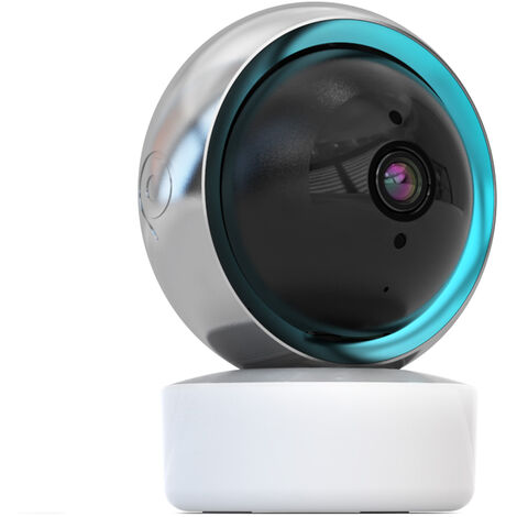Caméra de sécurité intérieure à domicile 1080P Caméra de surveillance WiFi sans fil avec vision nocturne, détection de mouvement, accès à distance, audio bidirectionnel