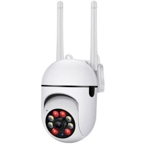 Caméra de sécurité - Non spécifié - Modèle dôme - WiFi extérieur - Vision 360° - Audio bidirectionnel