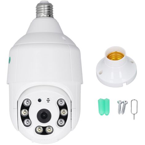 Caméra de Sécurité WIFI 360° Intérieur Extérieur Étanche IP66 Sans Fil Surveillance HD Maison 100‑240V