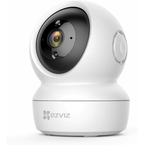 Caméra de sécurité WiFi intérieure C6N 1080p, caméra bébé panoramique/inclinable à 360°, WiFi 2,4 GHz, vision nocturne intelligente avec infrarouge intelligent, détection de mouvement et suivi automat