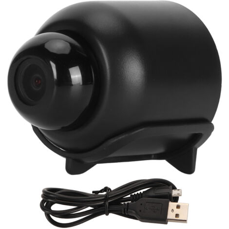 Caméra de Sécurité WiFi Mini 1080P HD avec Vision Nocturne et Détection de Mouvement pour Maison, Bureau, Entrepôt